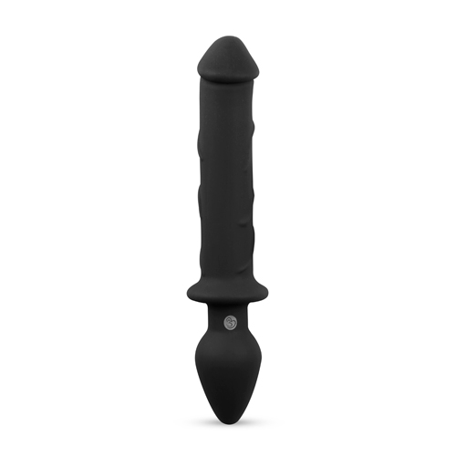 Kit dildo-plug anal en color Negro (1)