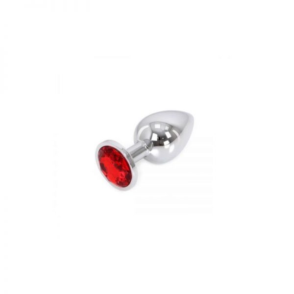 Plug de aluminio – joya roja (1)