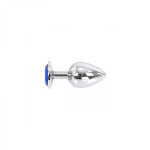 Plug metálico de aluminio – joya azul (2)