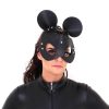 Máscara ratón en cuero negro (7)